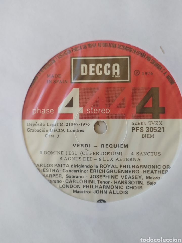 Discos de vinilo: Box 2LP Requiem de Verdi - Foto 3
