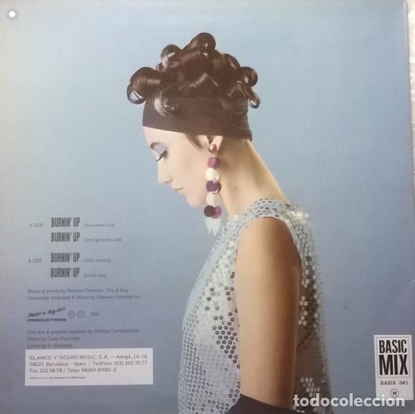 Discos de vinilo: Jamie Dee &lrm; * MAXI 12&rdquo; * Burnin Up * Spain 1991 - Foto 4