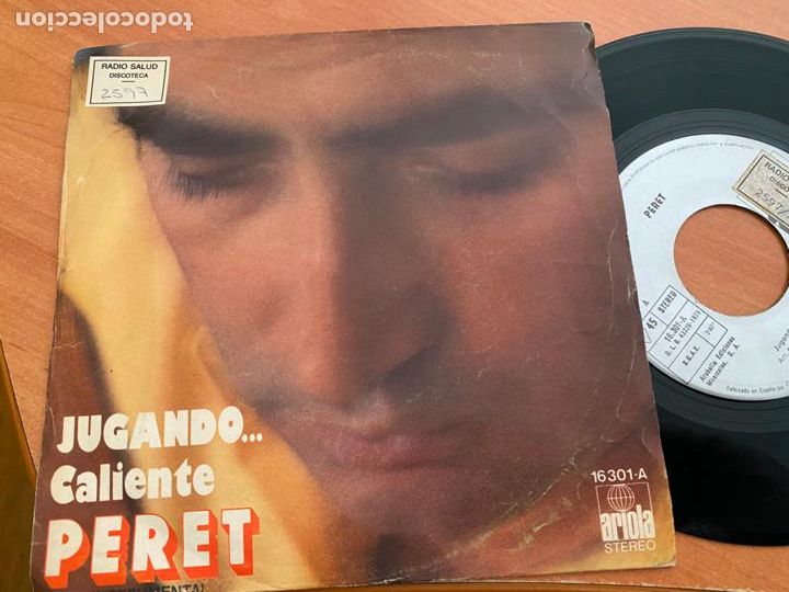 Discos de vinilo: PERET (CALIENTE) SINGLE 1975 (EPI24) - Foto 1