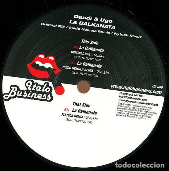 Discos de vinilo: Dandi & Ugo &lrm;&ndash; La Balkanata-ITALY-2012-MAXI SINGLE - Foto 1