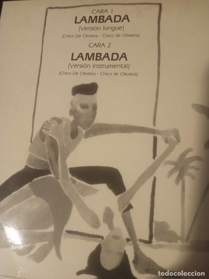 Discos de vinilo: Vinilo MAXISINGLE KAOMA &rdquo; LAMBADA &rdquo; - Foto 2