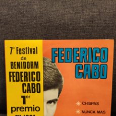 Discos de vinilo: EP FEDERICO CABO CHISPAS +3,1965. Lote 277200478
