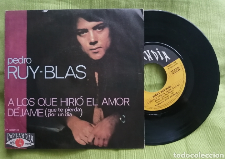 Discos de vinilo: PEDRO RUY BLAS A los que hiri&oacute; el amor - Foto 1