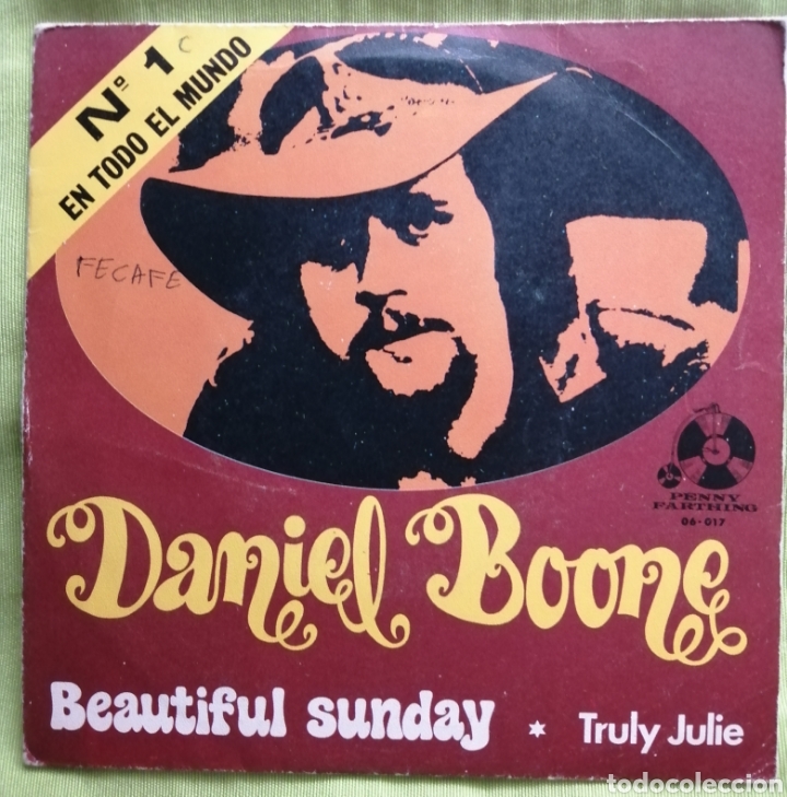 Discos de vinilo: DANIEL BOONE Beatiful sunday - Foto 3