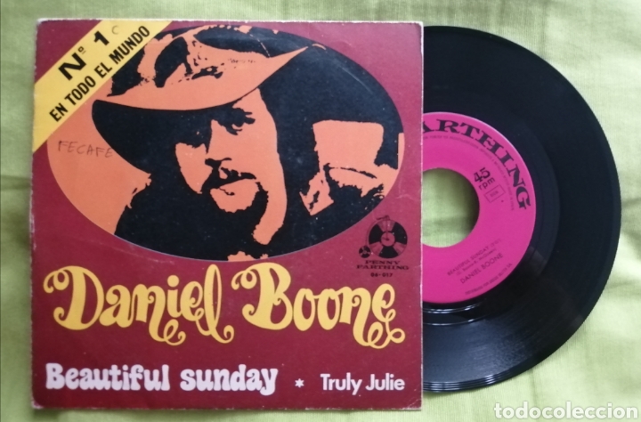 Discos de vinilo: DANIEL BOONE Beatiful sunday - Foto 1
