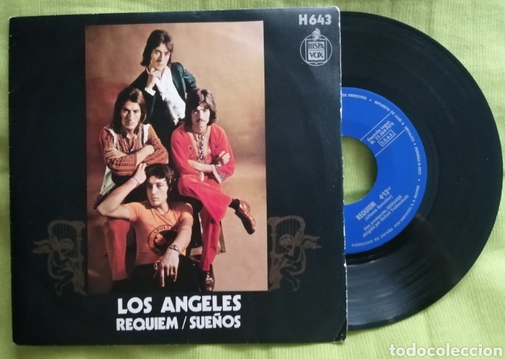 Discos de vinilo: LOS ANGELES Requien /sue&ntilde;os - Foto 1