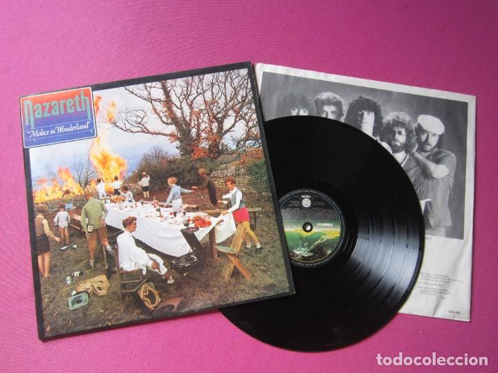Discos de vinilo: MALICE IN WONDERLAND NAZARETH LP CON ENCARTE 1977 L23 5 1