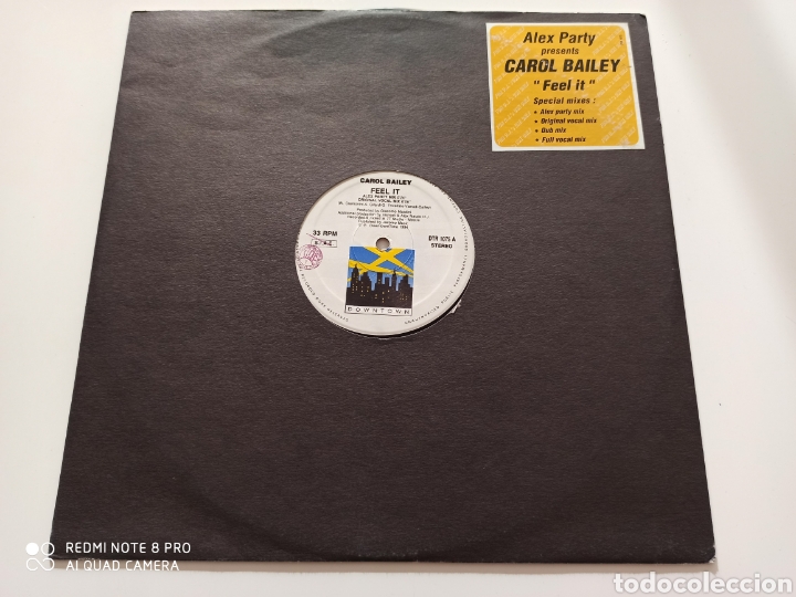 Discos de vinilo: Carol Bailey - Feel It (12&rdquo;, Etch) - Foto 1