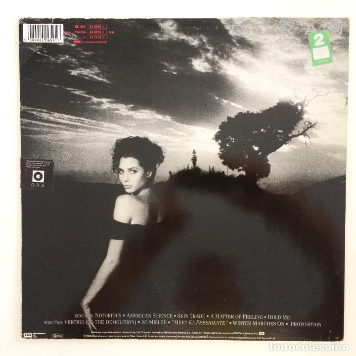 Discos de vinilo: Duran Duran &lrm;&ndash; Notorious Holanda,1986 EMI - Foto 2