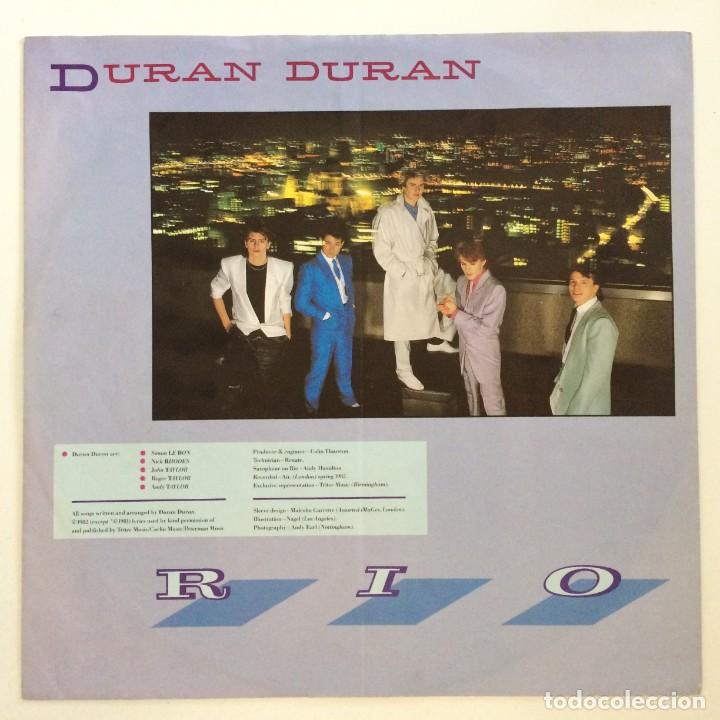 Discos de vinilo: Duran Duran &lrm;&ndash; Rio Germany.1987 EMI* - Foto 3