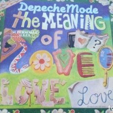 Discos de vinilo: DEPECHE MODE THE MEANING OF LOVE = EL SIGNIFICADO DEL AMOR MAXI VINILO SPAIN 1982. Lote 277273478