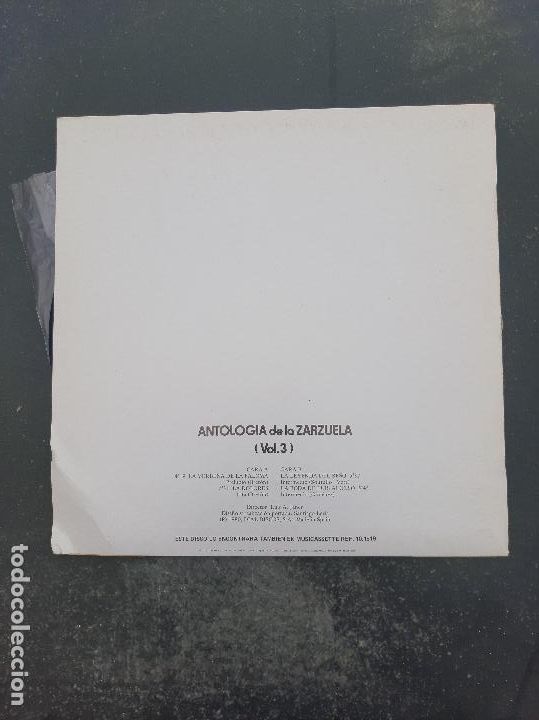 Discos de vinilo: Antologia de la Zarzuela Vol.3 - Foto 2