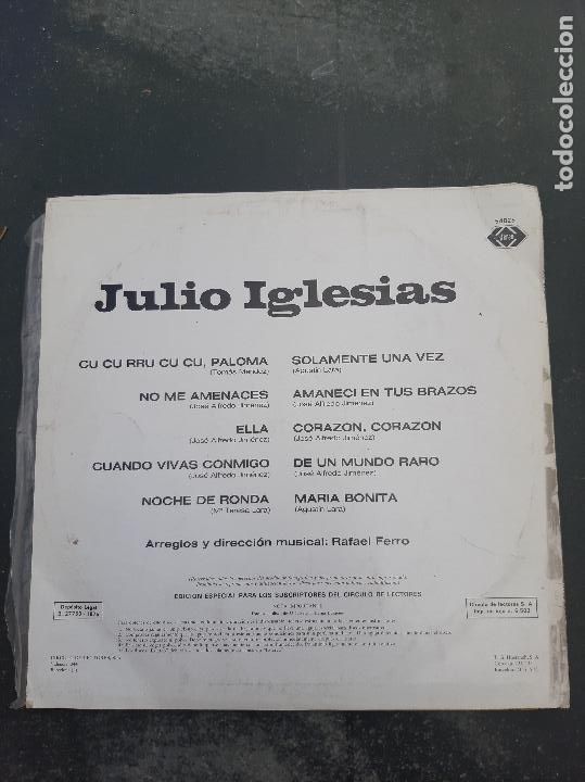 Discos de vinilo: Disco Julio Iglesias - Foto 2