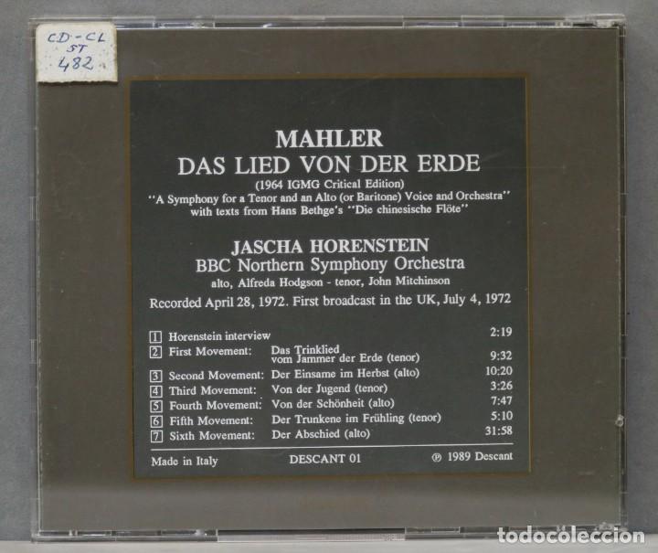 Discos de vinilo: CD. MAHLER. DAS LIED VON DER ERDE. KEILBERTH - Foto 2