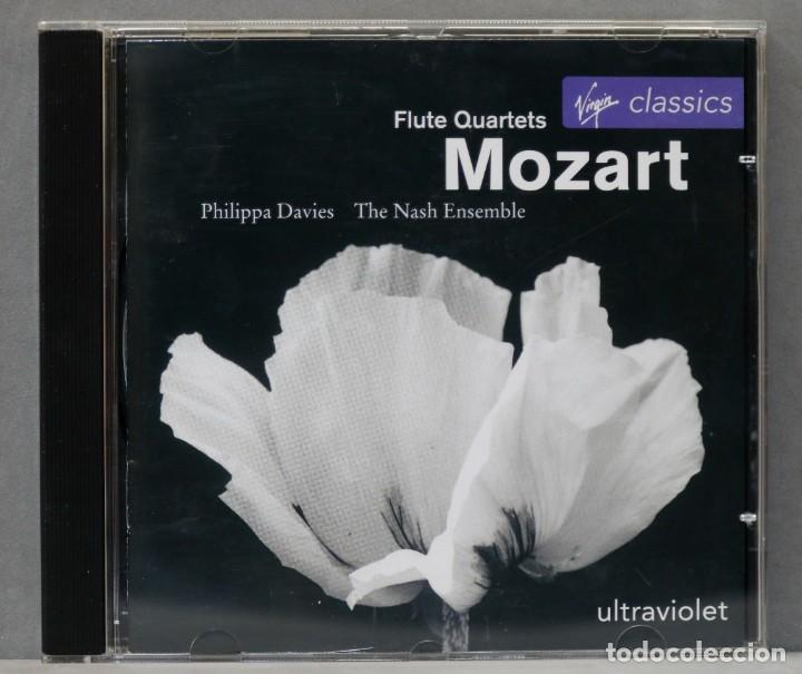 Discos de vinilo: CD. MOZART. FLUTE QUARTETS. THE NASH ENSEMBLE - Foto 1