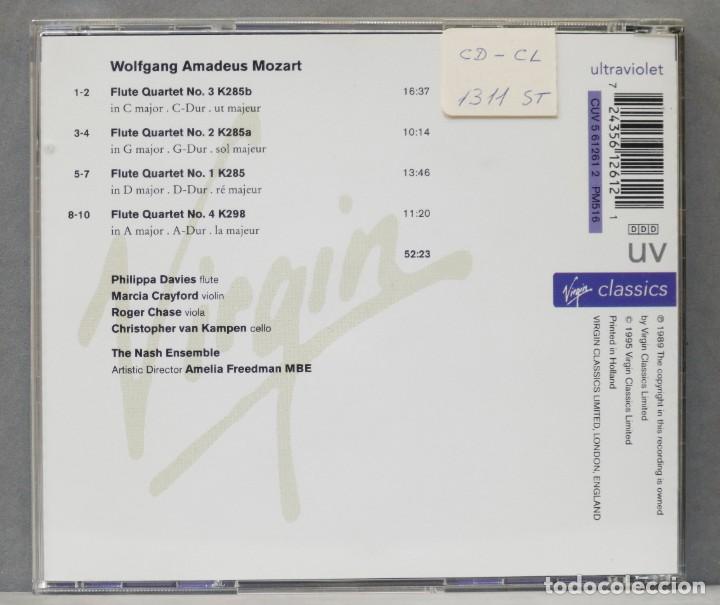 Discos de vinilo: CD. MOZART. FLUTE QUARTETS. THE NASH ENSEMBLE - Foto 2