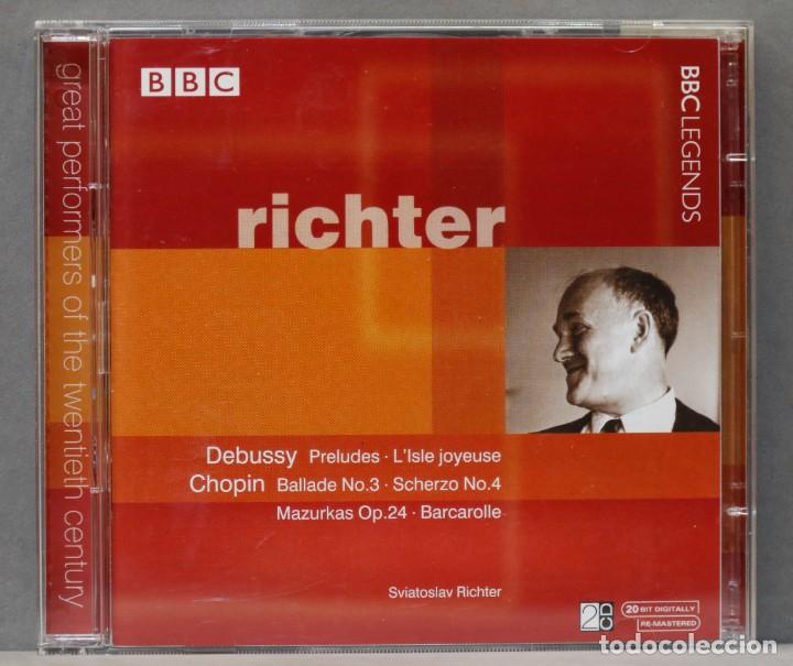 Discos de vinilo: 2 CD. RICHTER. CHOPIN. DEBUSSY - Foto 1