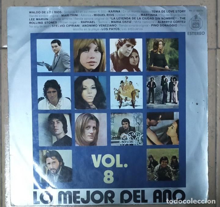 Discos de vinilo: LO MEJOR DEL A&Ntilde;O VOL. 8 1971 - Foto 1