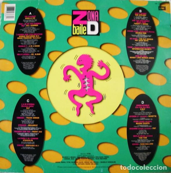 Discos de vinilo: ZONA DE BAILE * 2LP EMI SPAIN 1991 - Foto 6