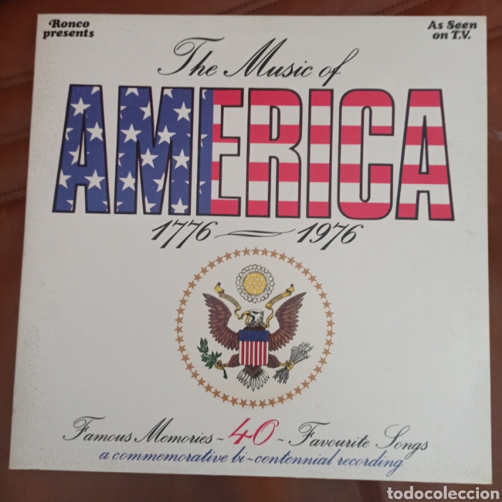 Vinyl-Schallplatten: The Richmond Strings With The Mike Sammes Singers - The Music Of America 1776-1976 (Ronco, UK, 1976)