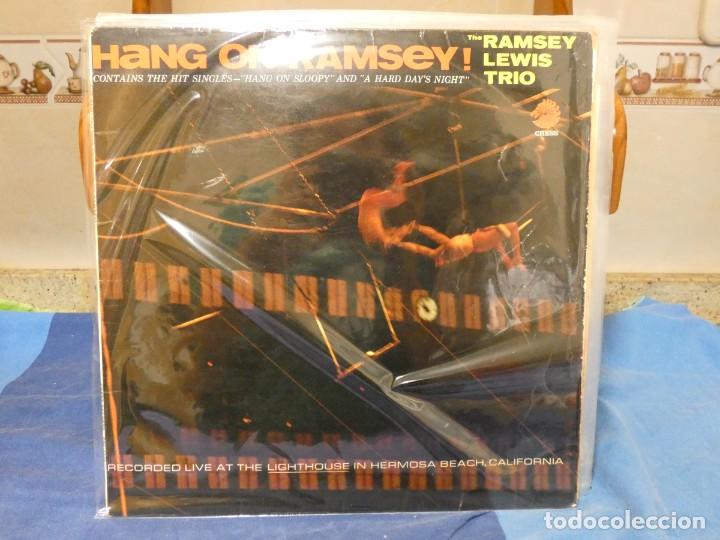 Disques de vinyle: LP CHESS UK 1966 SE&Ntilde;ALES LEVES DE USO NO PREOCUPANTE HANG ON RAMSEY LEWIS TRIO
