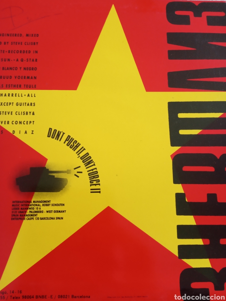 Discos de vinilo: Vinilo MAXISINGLE SHERMANS &rdquo; DONT PUSH IT,DONT FORGET IT &rdquo; - Foto 2