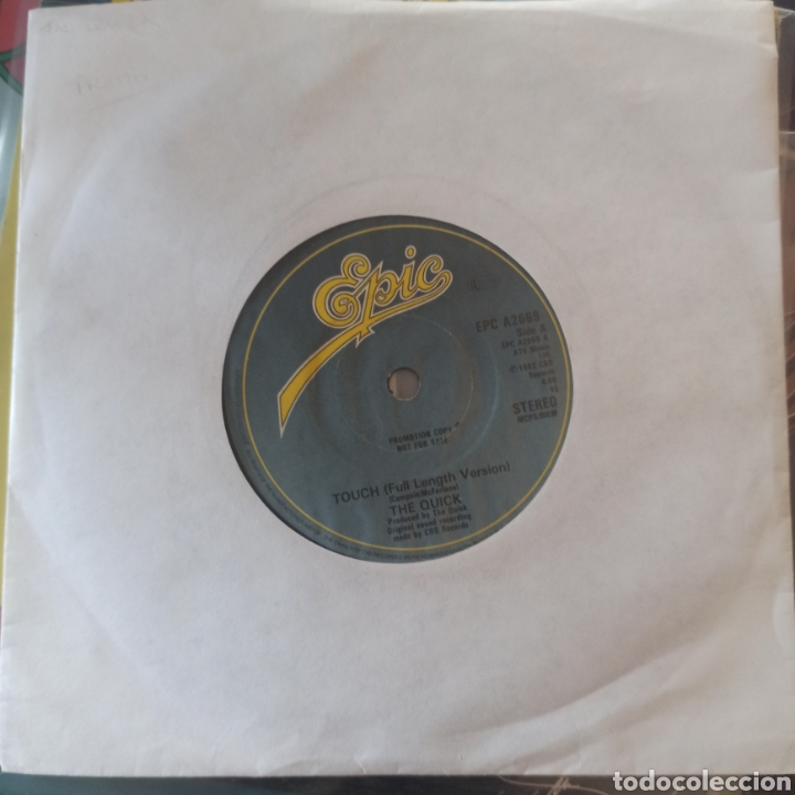 Discos de vinilo: The Quick - Touch (Epic, UK, 1982) - Foto 1