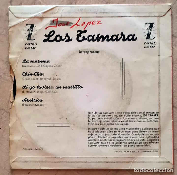 Discos de vinilo: Los Tamara &ndash; La Mamma Spain 1964 - Foto 2