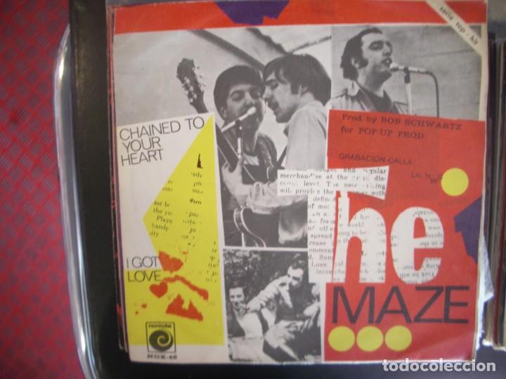 Discos de vinilo: THE MAZE- CHAINED TO YOUR HEART. SINGLE. - Foto 1