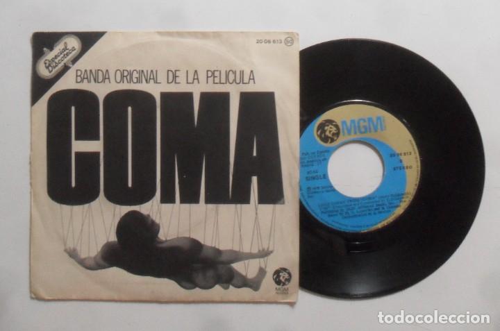 Discos de vinilo: Single - COMA, BANDA SONORA ORIGINAL DE LA PELICULA - A: - MGM - 1978 - Foto 1