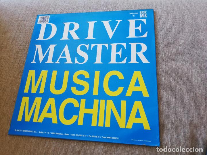 Discos de vinilo: Drivemaster-musica machina. maxi - Foto 2
