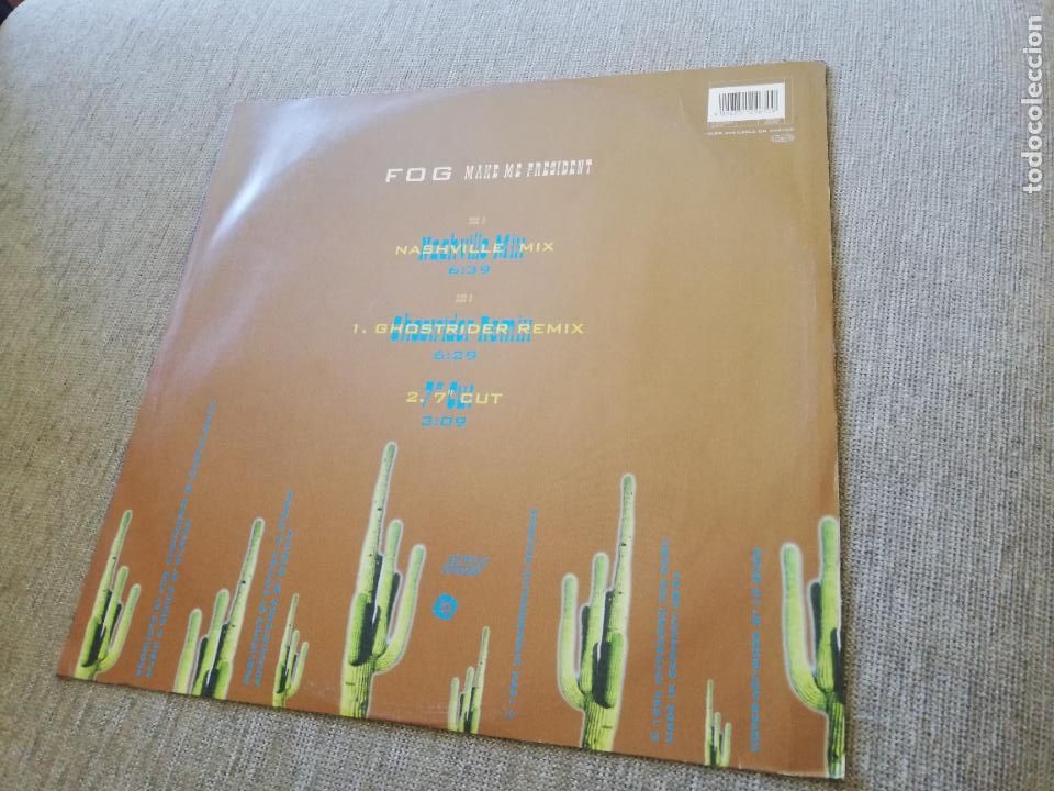 Discos de vinilo: Fog-make me president. maxi - Foto 2