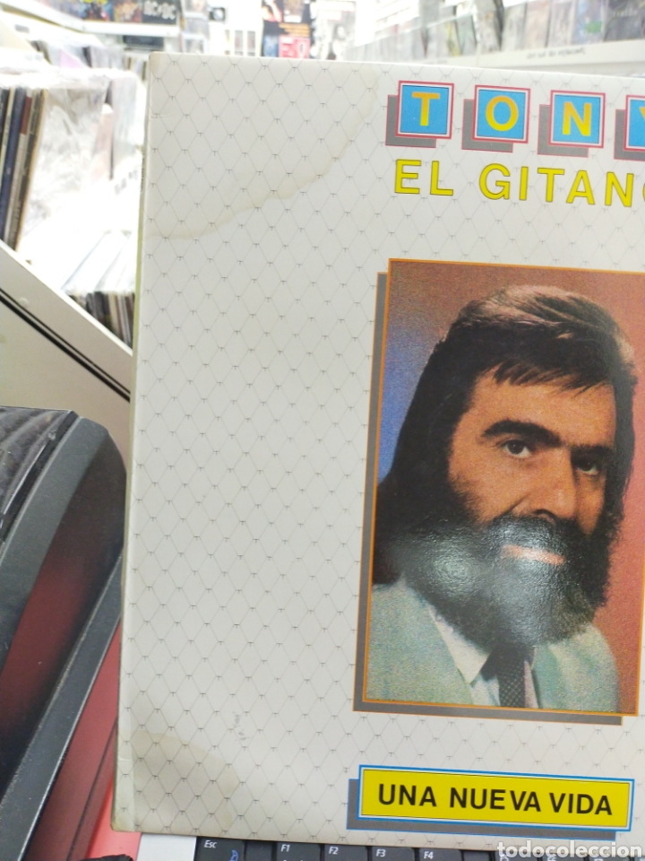 Discos de vinilo: Tony el gitano lp una nueva vida 1984 - Foto 2