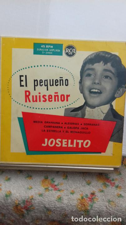 JOSELITO EL PEQUEÑO RUISEÑOR EP. DE 6 CANCIONES (Música - Discos de Vinilo - EPs - Flamenco, Canción española y Cuplé)