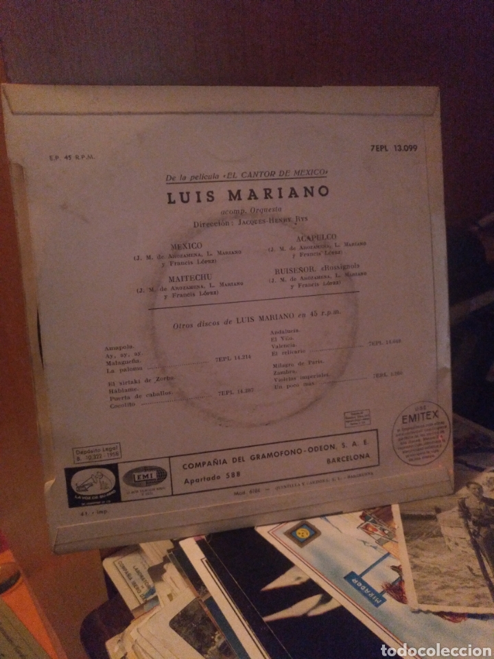 Discos de vinilo: Luis Mariano - Foto 2