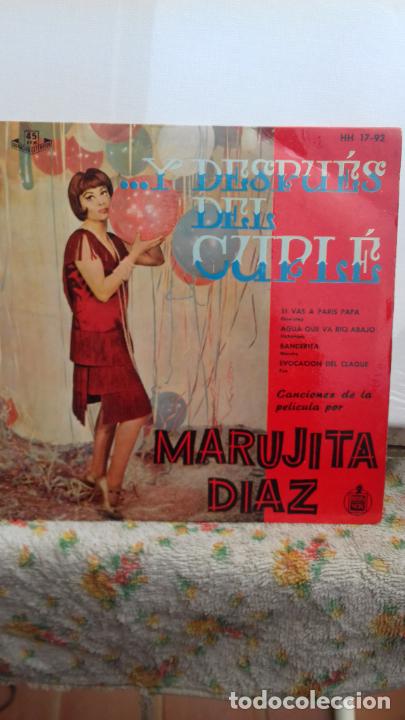 MARUJITA DIAZ EP DE 4 CANCIONES (Música - Discos de Vinilo - EPs - Flamenco, Canción española y Cuplé)