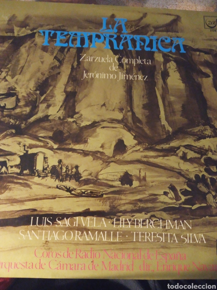Discos de vinilo: Vinilo lp LA TEMPRANICA &rdquo; ZARZUELA DE JERONIMO JIMENEZ &rdquo; - Foto 1