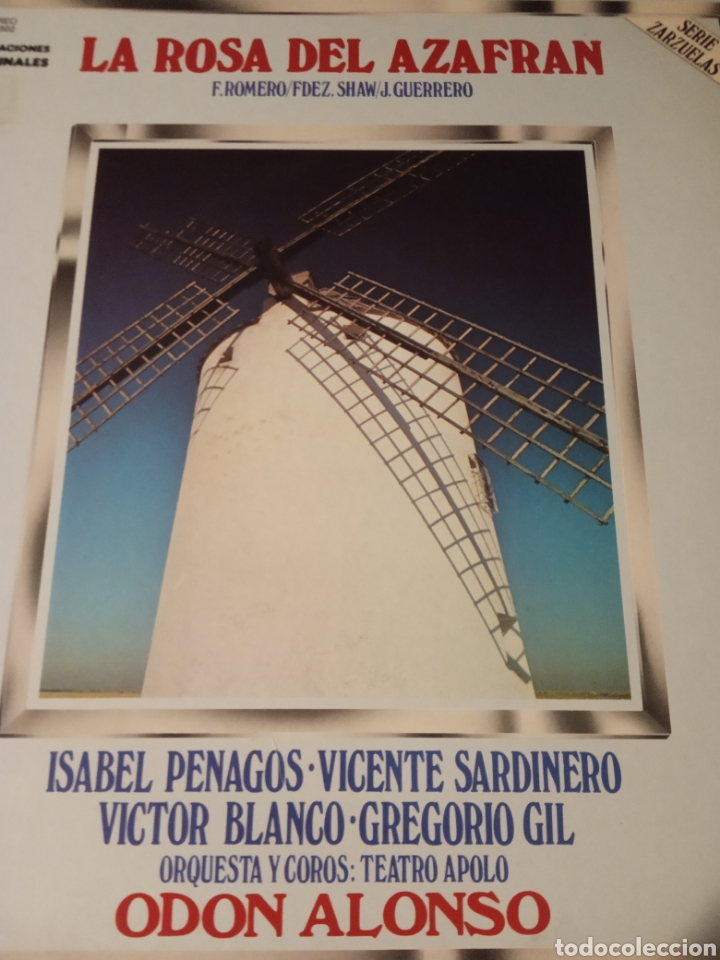 Discos de vinilo: Vinilo lp &rdquo; LA ROSA DEL AZAFRAN &rdquo; - Foto 1