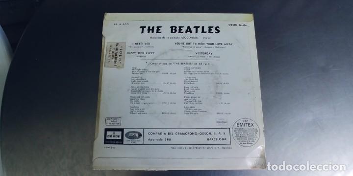 Discos de vinilo: THE BEATLES-EP YESTERDAY +3 - Foto 2