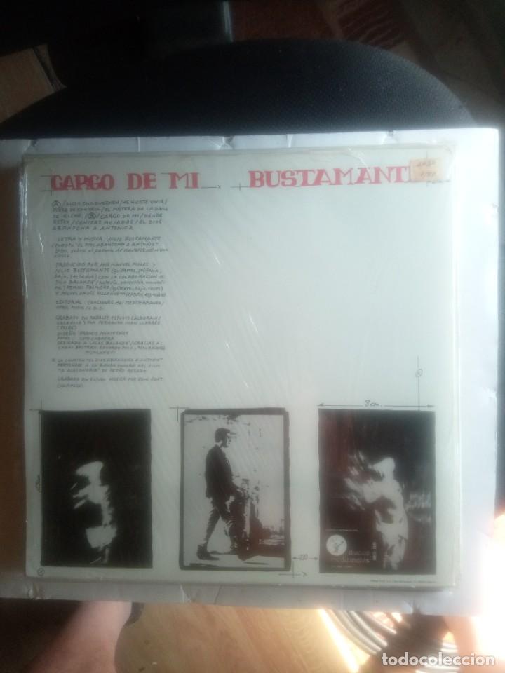 Discos de vinilo: BUSTAMANTE - CARGO DE MI 1986 LP - Foto 2