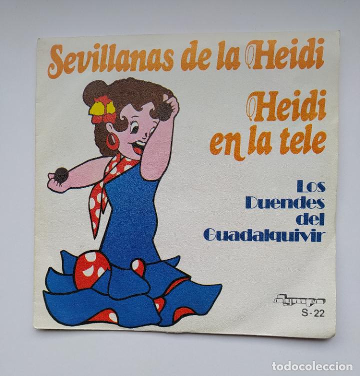 Dischi in vinile: Los Duendes del Guadalquivir - Sevillanas de la Heidi / Heidi en la tele - Single. TDKDS21