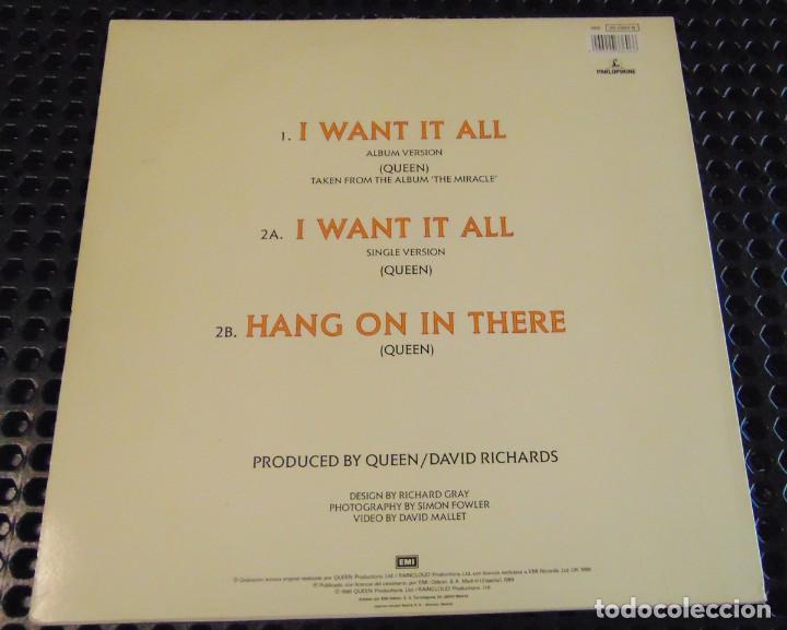 Discos de vinilo: Queen&lrm;&ndash; I Want It All -MAXISINGLE 1989 - Foto 2