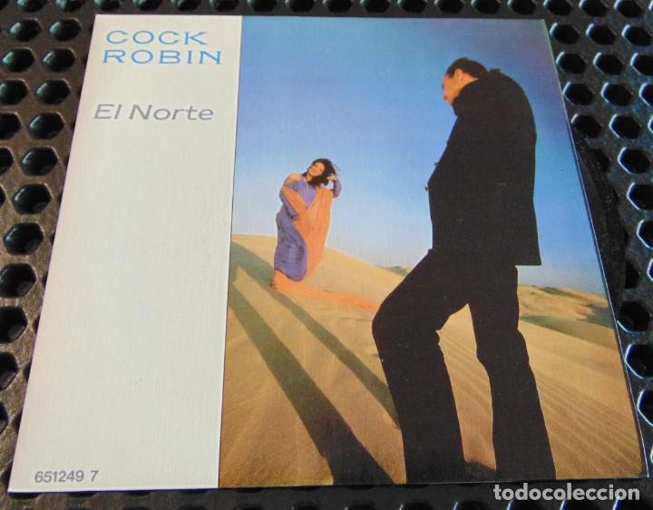 Discos de vinilo: COCK ROBIN - EL NORTE - SINGLE 1987 - Foto 1