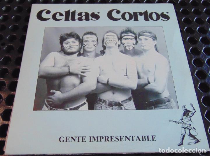 Discos de vinilo: Celtas Cortos &ndash; Gente Impresentable - SINGLE 1991 - Foto 1