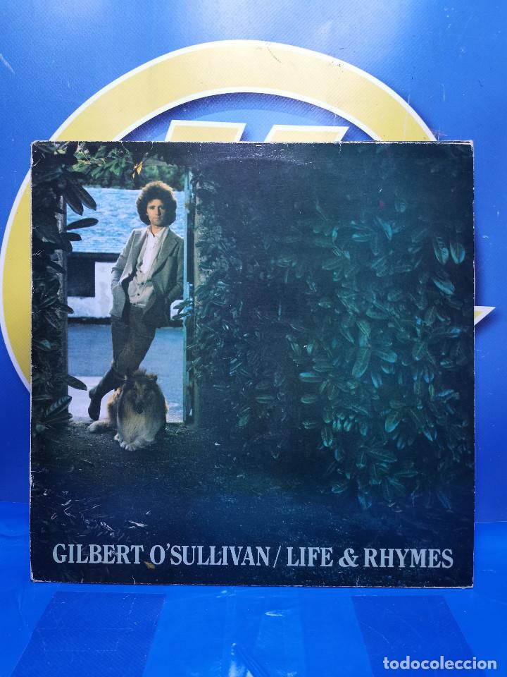 Discos de vinilo: Disco vinilo LP Gilbert Osullivan &lrm;-Life & Rhymes -1982 - Foto 1