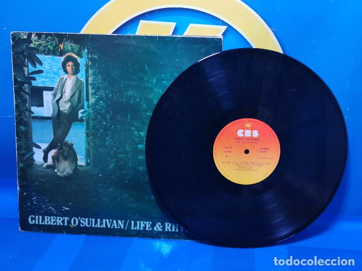 Discos de vinilo: Disco vinilo LP Gilbert Osullivan &lrm;-Life & Rhymes -1982 - Foto 4