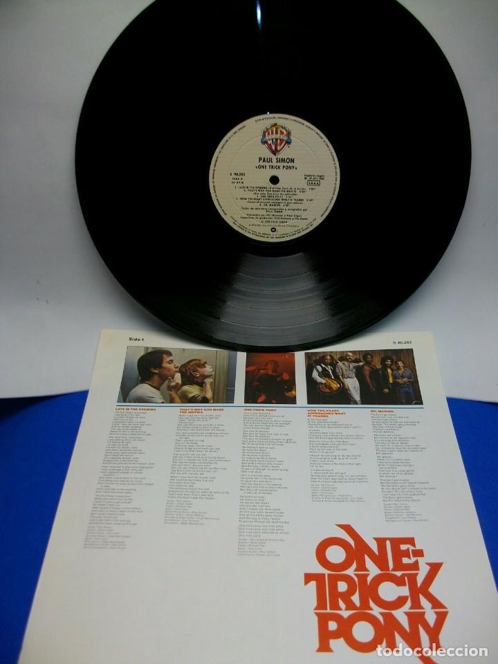Discos de vinilo: PAUL SIMON ONE TRICK PONY LP - Foto 3