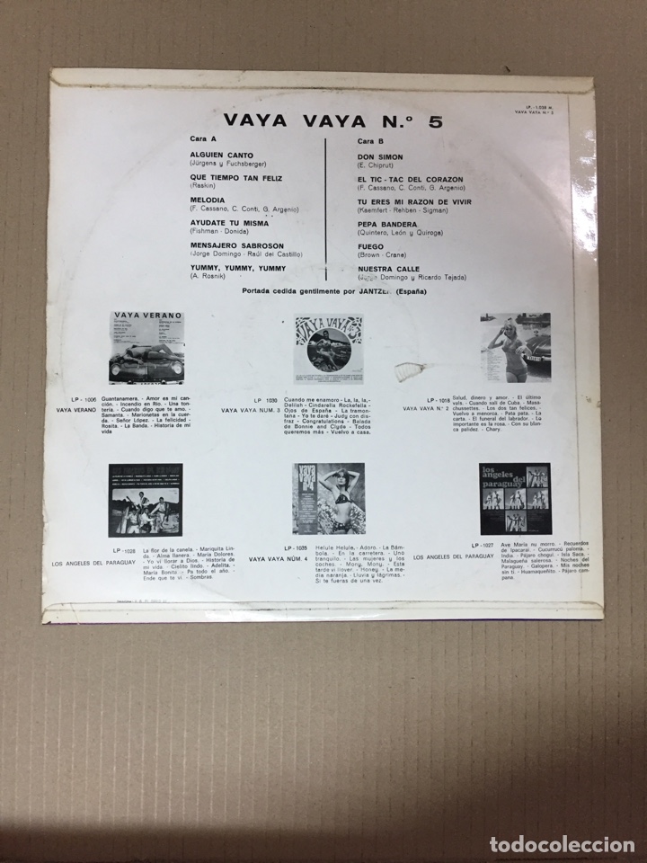Discos de vinilo: LP VAYA VAYA N&Uacute;MERO 6 - Foto 2