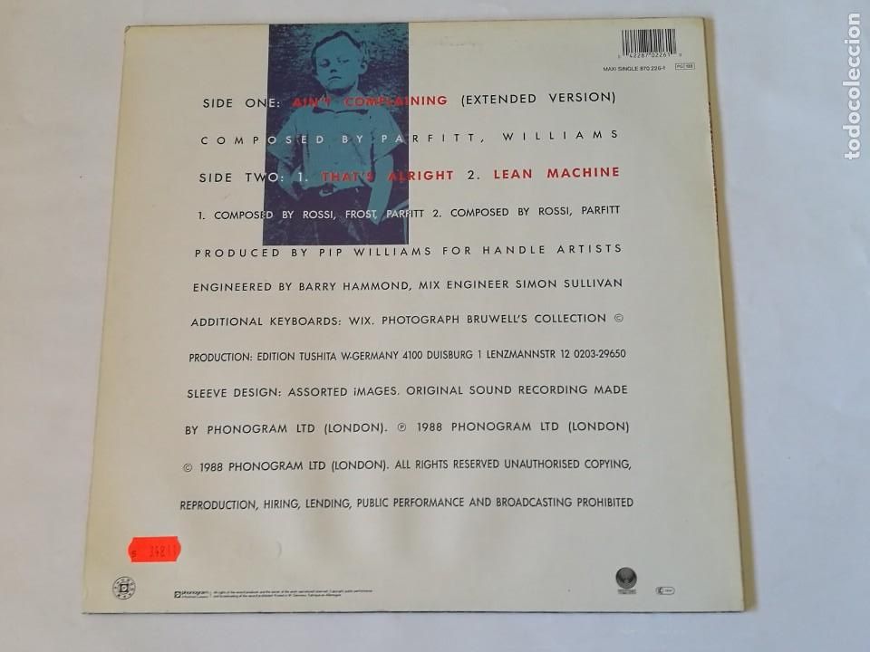 Discos de vinilo: Status Quo - Aint Complaining - 1988 - Foto 2