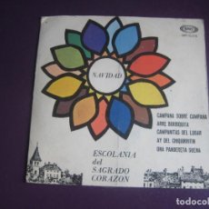 Discos de vinilo: ESCOLANIA DEL SAGRADO CORAZON - NAVIDAD - VILLANCICOS - EP SONOPLAY 1966 - SIN USO. Lote 277656448
